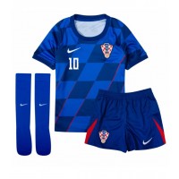 Camisa de time de futebol Croácia Luka Modric #10 Replicas 2º Equipamento Infantil Europeu 2024 Manga Curta (+ Calças curtas)
